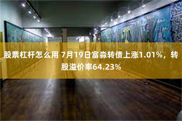 股票杠杆怎么用 7月19日富淼转债上涨1.01%，转股溢价率64.23%