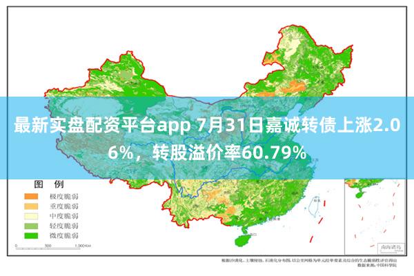 最新实盘配资平台app 7月31日嘉诚转债上涨2.06%，转股溢价率60.79%