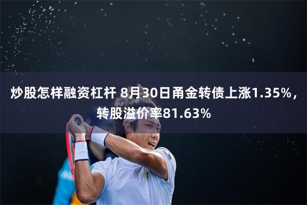 炒股怎样融资杠杆 8月30日甬金转债上涨1.35%，转股溢价率81.63%